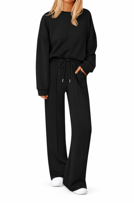 CozyEase™ 2-Piece Wide-Leg Lounge Set