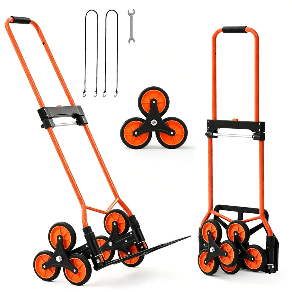 Foldable Stair Climbing Hand Truck – Compact Moving Cart