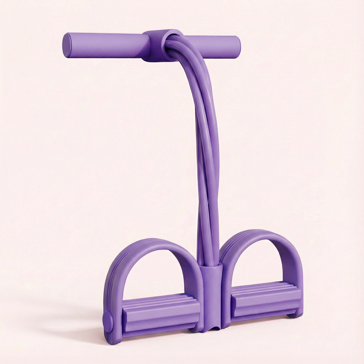 Pedal Resistance Band with Handles for Home Workouts